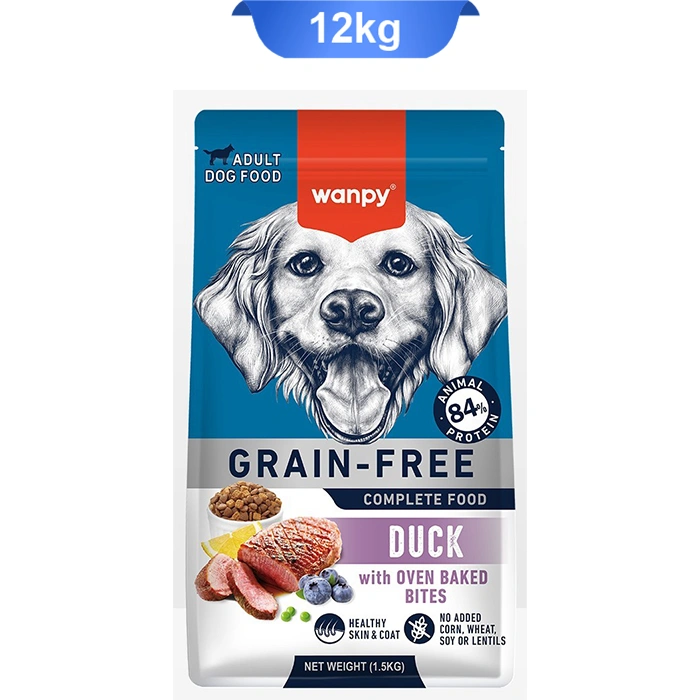 Duck_dog-12wanpy- غذا خشک سگ بالغ ونپی با طعم اردک