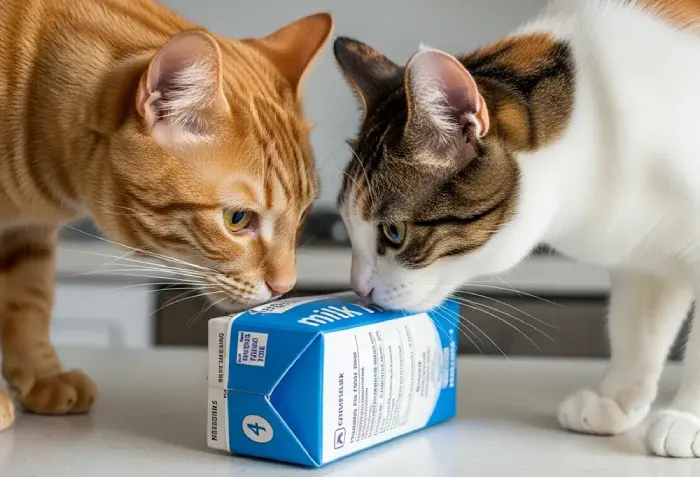 شیر و غذاهای ممنوعه برای گربه