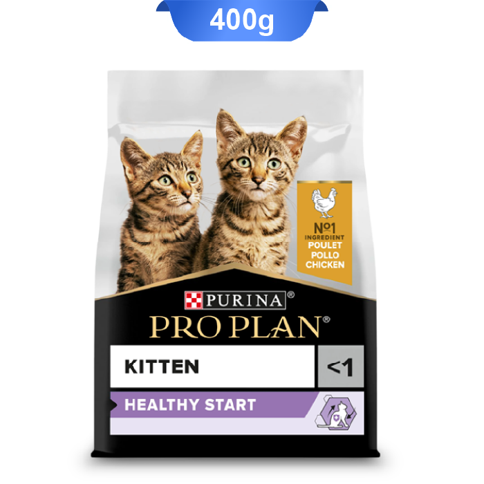 proplan-kitten-400g غذا خشک بچه گربه پروپلن (کیتن) طعم مرغ وزن 400 گرم ProPlan Kitten Healthy Start - Image 1