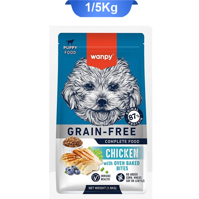 puppy_Chicken_dog1.5-wanpy- غذای خشک توله سگ ونپی طعم مرغ مدل پاپی